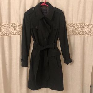 Deep Green banana republic pea coat